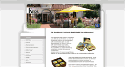 Desktop Screenshot of cafe-reichl.de